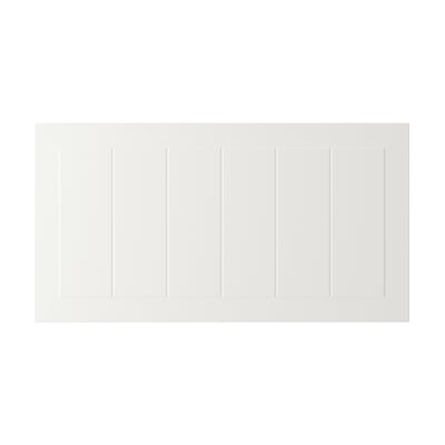 STENSUND Drawer front, white, 75x40 cm