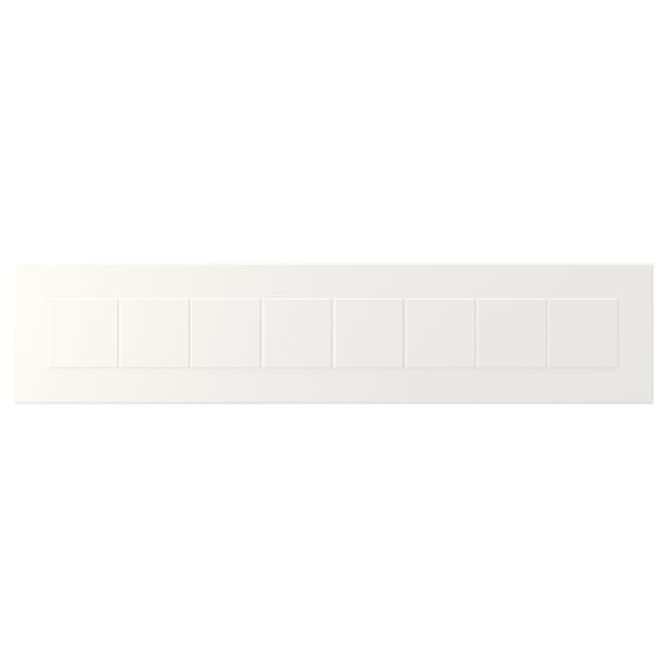 STENSUND Drawer front, white, 90x20 cm