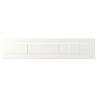 STENSUND Drawer front, white, 90x20 cm