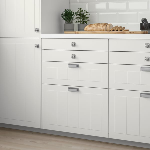 STENSUND Drawer front, white, 90x10 cm