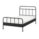 STJÄRNÖ Bed frame, anthracite/Luröy, 120x200 cm