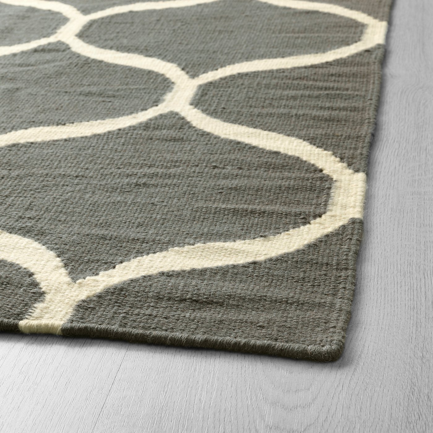 ラグ・カーペット RUG STOCKHOLM 2017 170x240 cm STOCKHOLM 2017 rug, flatwoven, handmade/net pattern grey