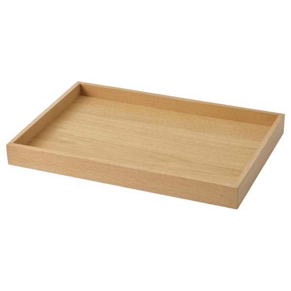 STOCKHOLM 2025 Tray, oak/veneer, 47x32 cm
