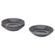 STRIMMIG Deep plate, stoneware grey, 23 cm