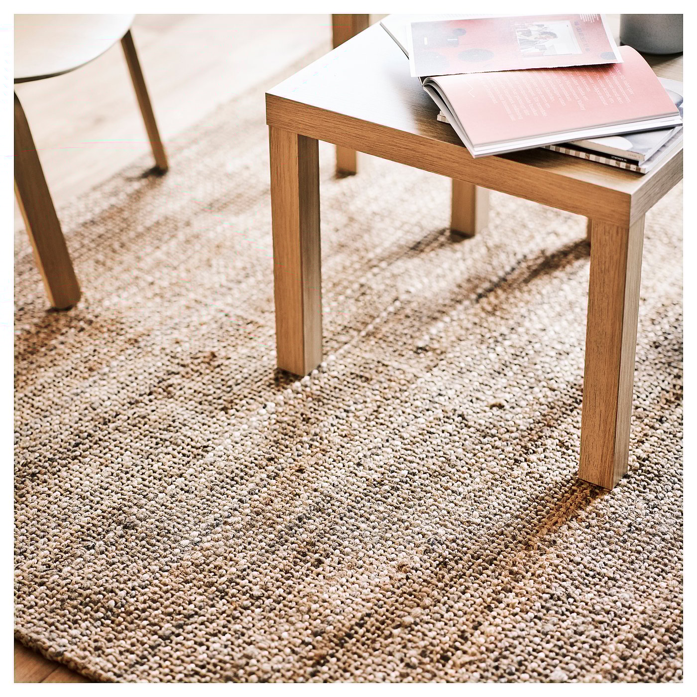 STRÖG rug, flatwoven, natural, 120x180 cm - IKEA