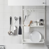 SUNNERSTA Clip-on rack with 4 hooks