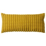 SVARTPOPPEL Cushion, yellow, 30x65 cm