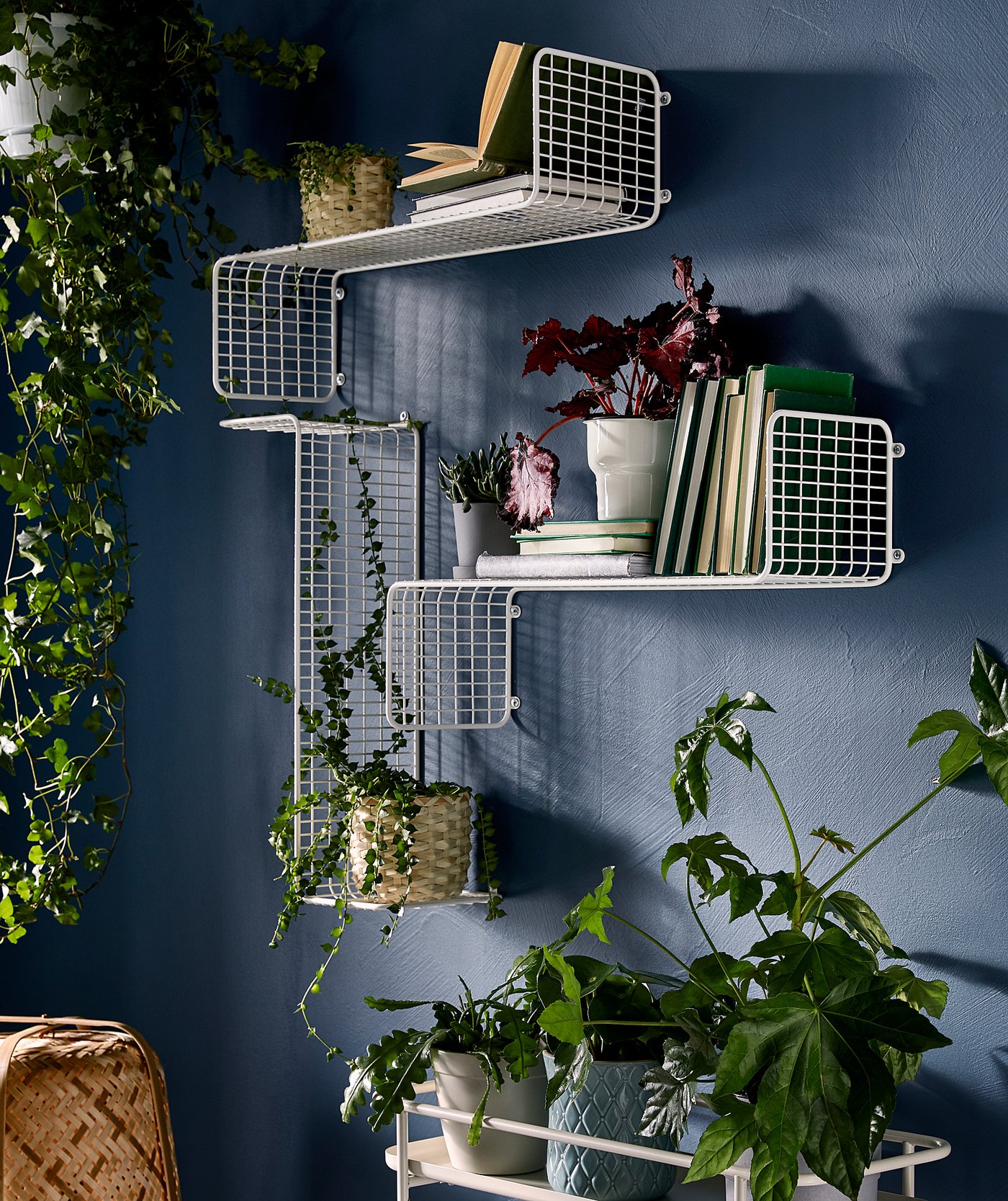 SVENSHULT Wall shelf, white, 60x20 cm 