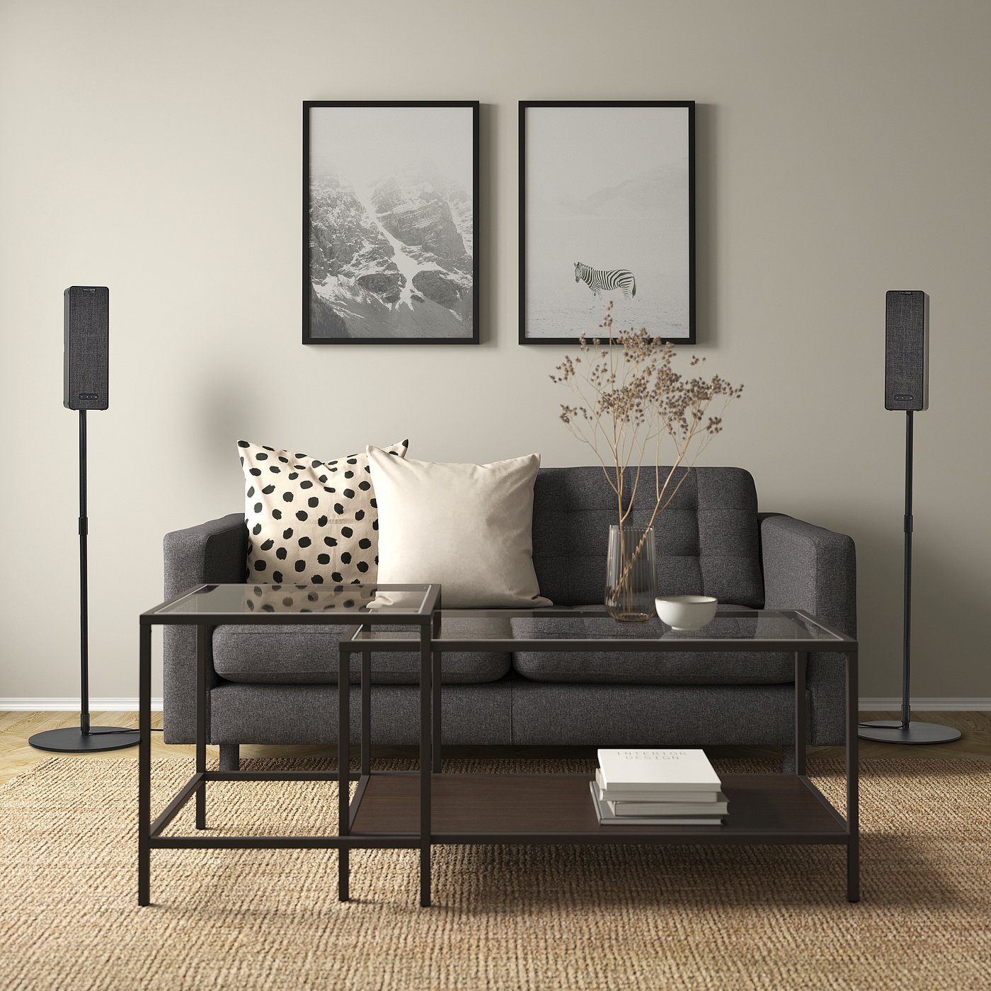 SYMFONISK Wi-Fi bookshelf speakers, black/set of 2 gen 2 - IKEA