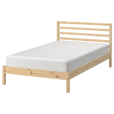 TARVA Bed frame, pine/Lillhällan, 120x200 cm