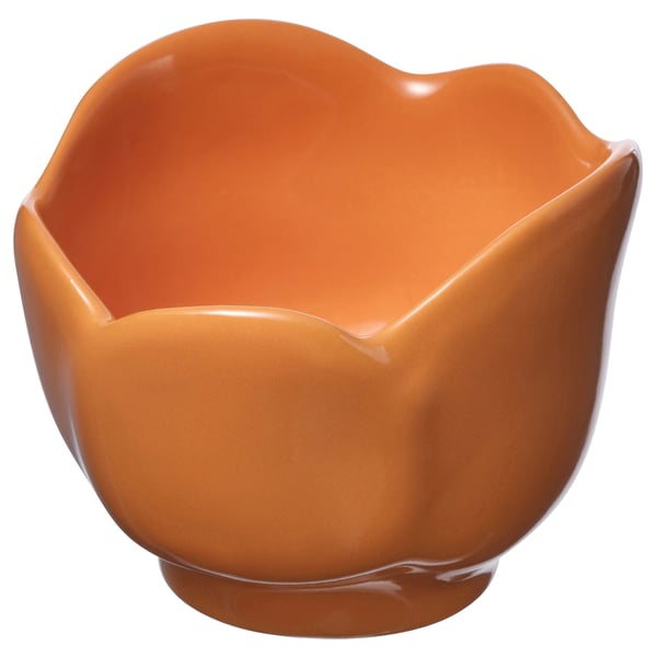 TJÄRLEK Bowl/egg cup, orange, 5 cm
