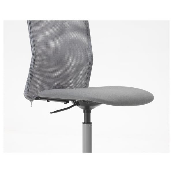 TOBERGET Swivel chair, Vissle grey