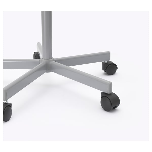 TOBERGET Swivel chair, Vissle grey