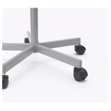 TOBERGET Swivel chair, Vissle grey