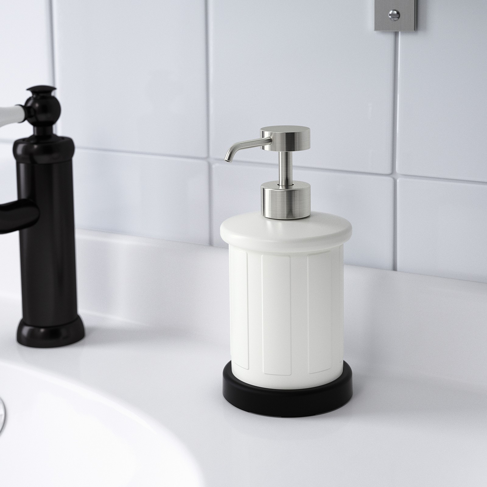 TOFTAN Soap dispenser, white IKEA