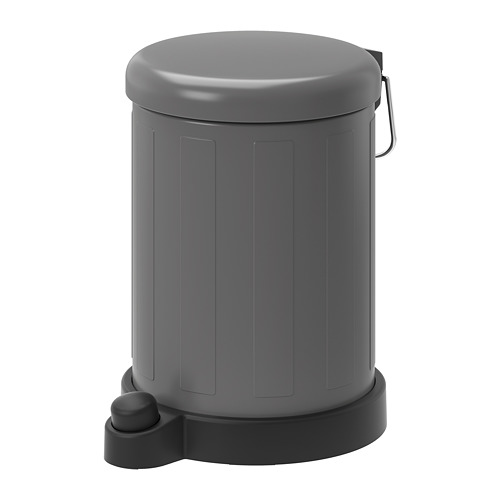 TOFTAN Waste bin grey IKEA