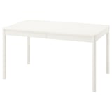 TONSTAD Extendable table, off-white, 140/196x85 cm