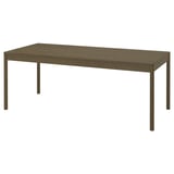TONSTAD Table, brown stained oak veneer, 200x85 cm