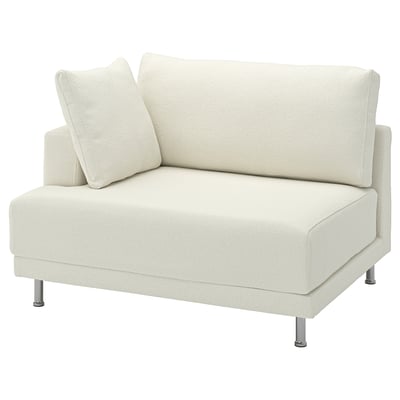 UPPÅKRA 1.5-seat module, with armrest left/Axvall off-white