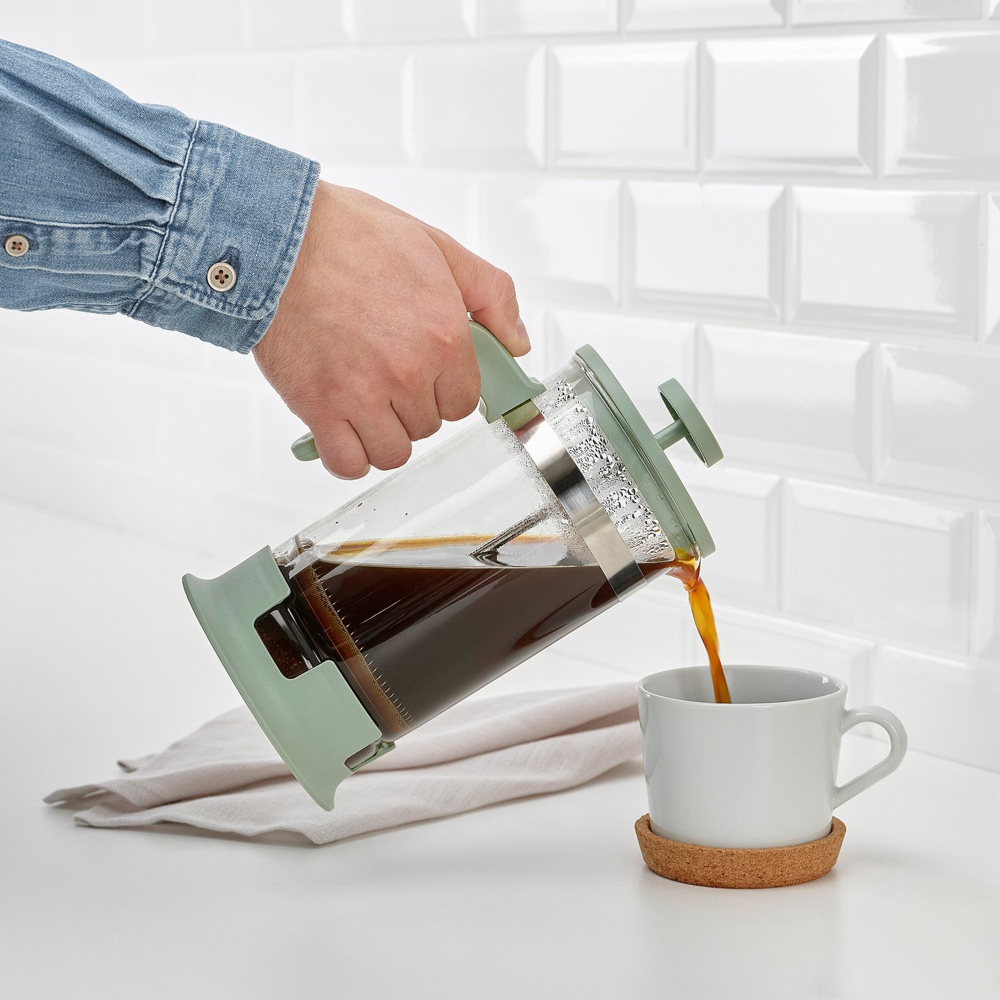 UPPHETTA Coffee/tea maker, glass 