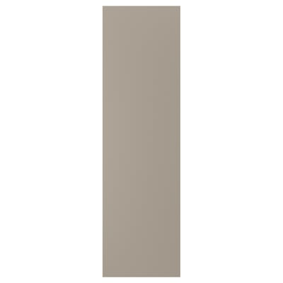 UPPLÖV Cover panel, matt dark beige, 63x220 cm