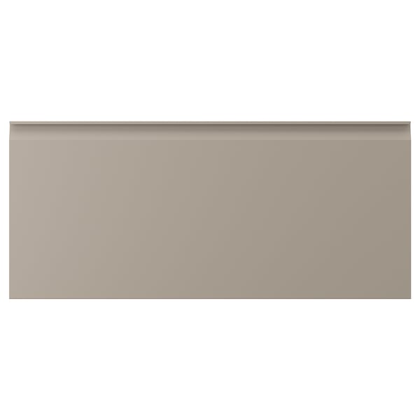 UPPLÖV Drawer front, matt dark beige, 90x40 cm