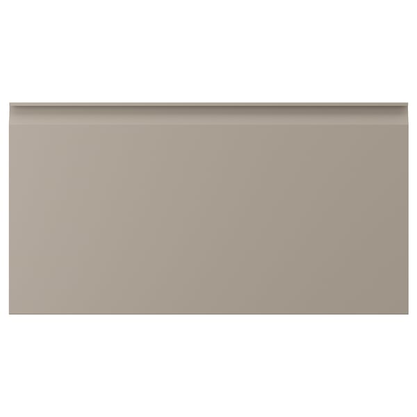 UPPLÖV Drawer front, matt dark beige, 75x40 cm