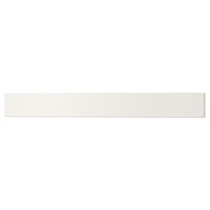 UTRUSTA drawer front, white, rectangular, smooth, ac acrylic paint, fibreboard material.