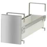 UTRUSTA Drawer, stainless steel, 15x60 cm