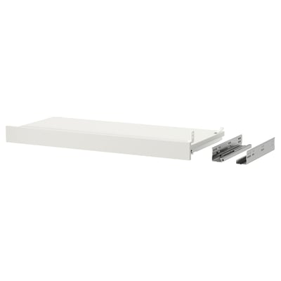 UTRUSTA Pull-out shelf, white, 80x37 cm