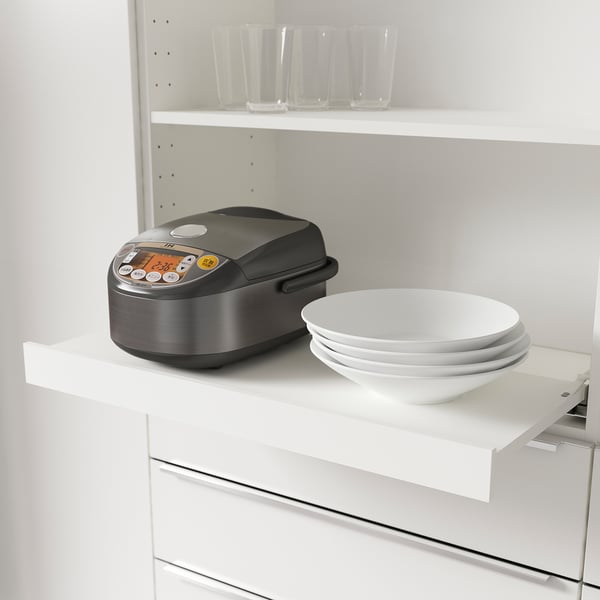 UTRUSTA pullout shelf, white, 80x37 cm IKEA