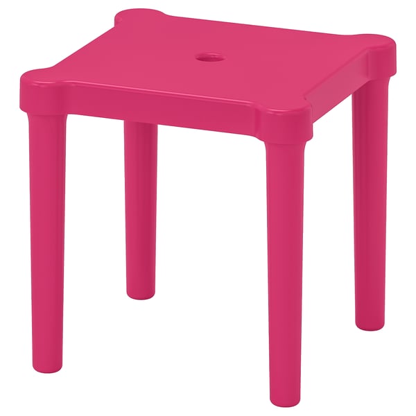 UTTER Children's stool, in/outdoor/pink