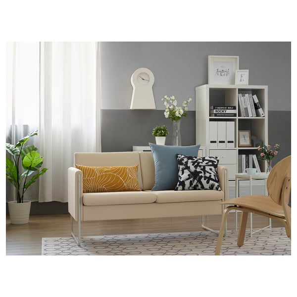 VACKERBY 2-seat sofa, Remmarn grey-beige