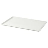 VÄLVÅRDAD Dish drainer, white/galvanised, 52x35 cm