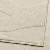 VÄXELFEL Rug, low pile, off-white, 133x195 cm