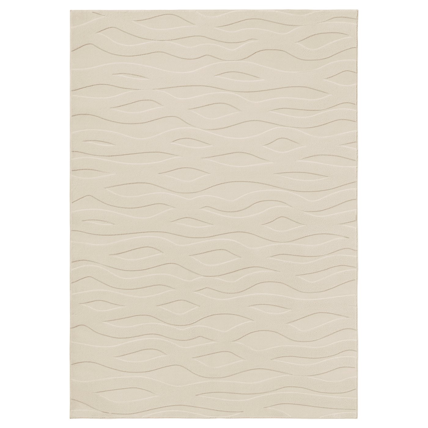 VÄXELFEL rug, low pile, off-white, 160x230 cm - IKEA