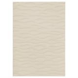 VÄXELFEL Rug, low pile, off-white, 160x230 cm