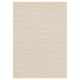 Option: VÄXELFEL Rug, low pile, off-white, 160x230 cm