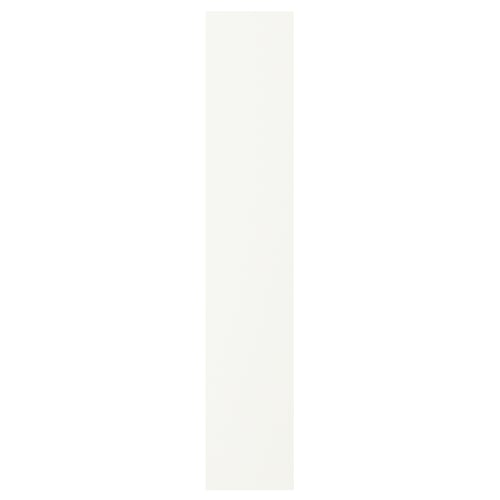 VALLSTENA white kitchen cabinet, rectangular, smooth surface, simple design.
