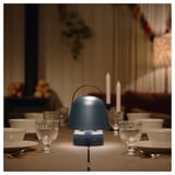 VAPPEBY Bluetooth speaker lamp, outdoor/blue