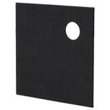 VAPPEBY Front for bluetooth speaker, black, 20x20 cm