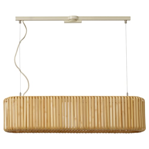 VARPTROSS Pendant lamp, bamboo, 79 cm