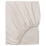 VÅRVIAL Fitted sheet for day-bed, beige, 80x200 cm