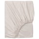 VÅRVIAL Fitted sheet for day-bed, beige, 80x200 cm