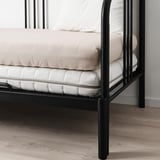 VÅRVIAL Fitted sheet for day-bed, beige, 80x200 cm
