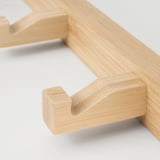 VASSKÄR Hat and coat rack, bamboo, 60 cm