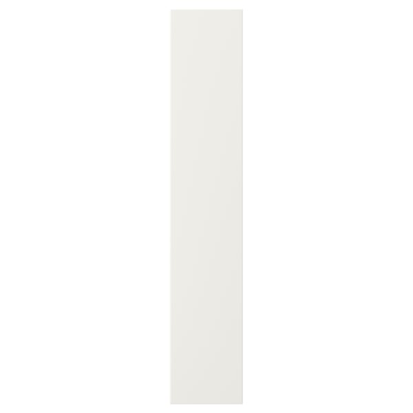 VEDDINGE Door, white, 15x80 cm