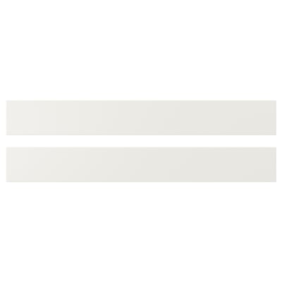 VEDDINGE Drawer front, white, 75x10 cm
