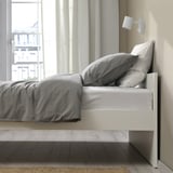 VIHALS Bed frame, white/Lillhällan, 90x200 cm