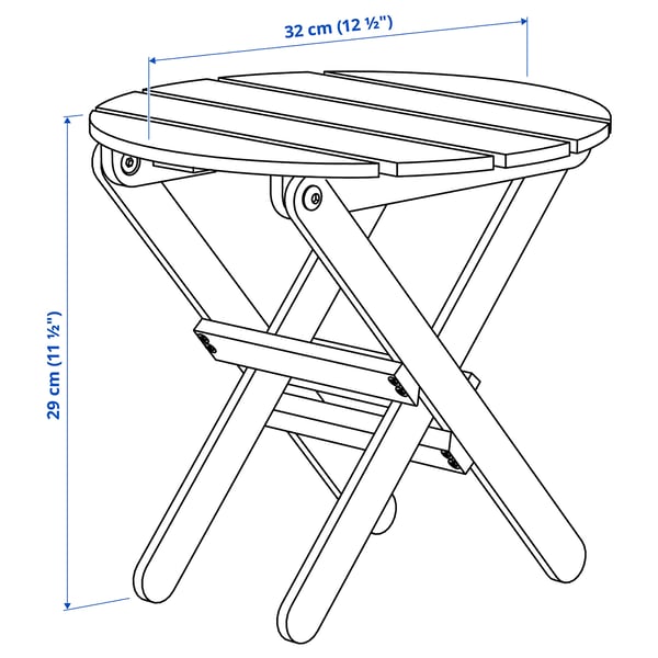 VILDAPEL Plant stand, bamboo, 29 cm
